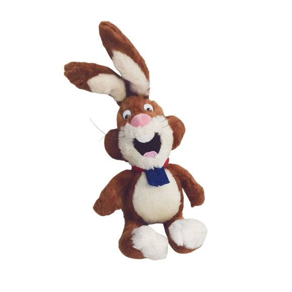 Nestle Nesquik Stuffed Bunny Rabbit Plush 14” with Wire Ears 2013 - Picture 1 of 5